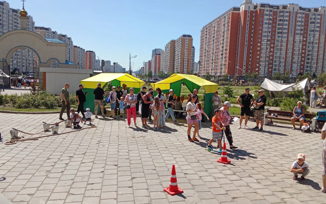 В храме Покрова Пресвятой Богородицы на Люберецких полях состоялся семейный праздник русской культуры и спорта