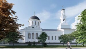 Финансово-хозяйственным управлением согласовано Архитектурно-градостроительное решение храма великомученика Георгия Победоносца в Марьине