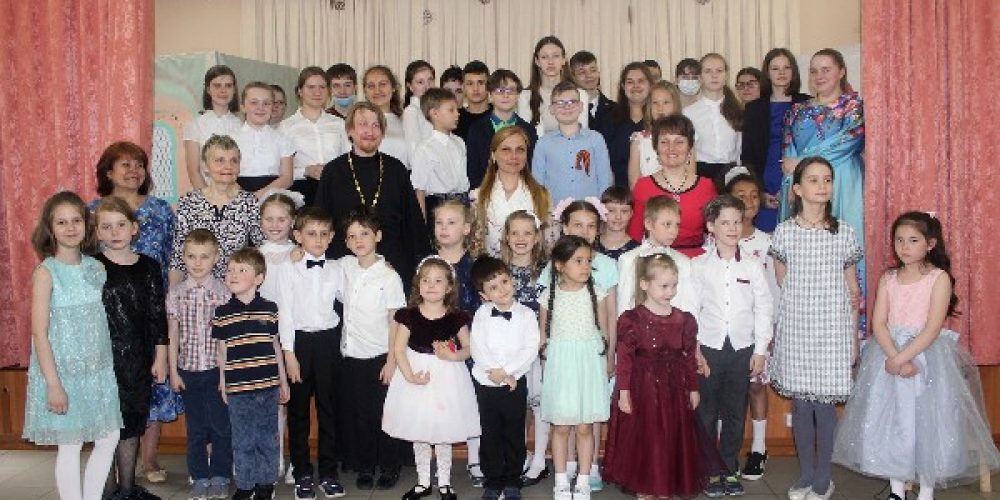 Пасхальный концерт в воскресной школе храма иконы Божией Матери «Утоли моя печали» в Марьине