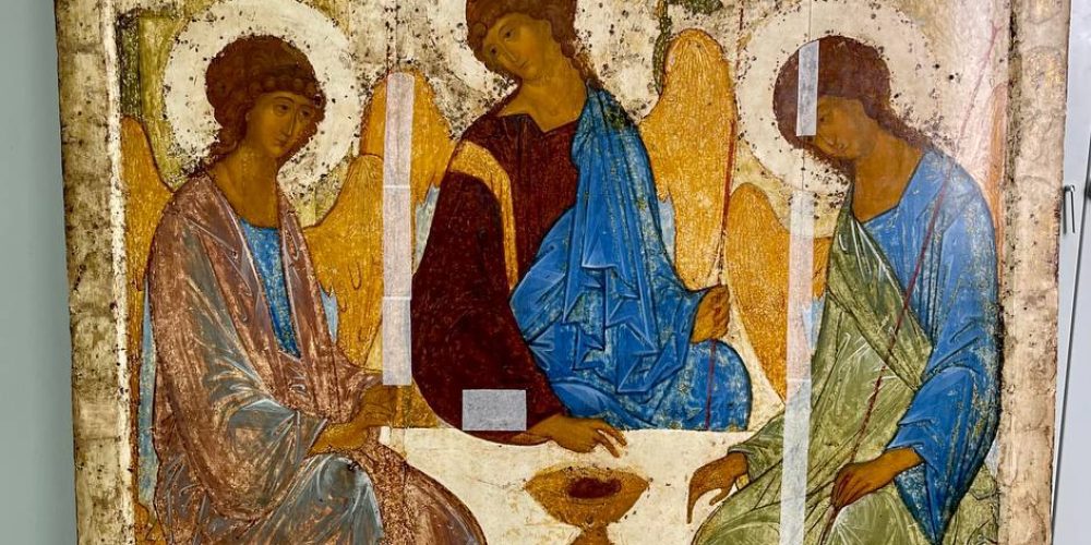 4 июня в Храм Христа Спасителя будет принесена икона Святой Троицы, написанная преподобным Андреем Рублевым