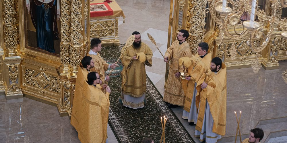 Архиепископ Матфей совершил Божественную литургию с участием молодежи Северо-Восточного и Юго-Восточного викариатств