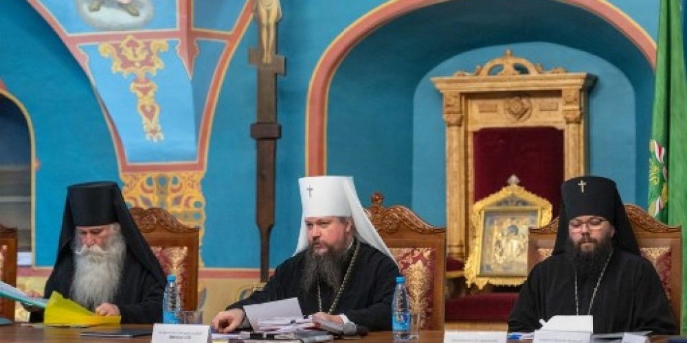 Архиепископ Егорьевский Матфей принял участие в заседании Епархиального совета
