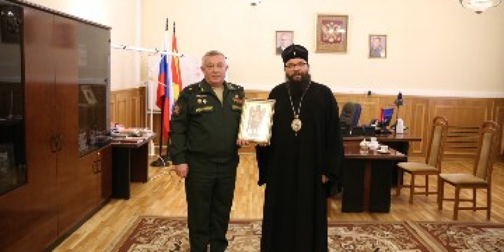 Управляющий Юго-Восточным викариатством посетил Московское высшее общевойсковое командное училище