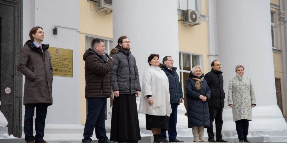 Священник Михаил Бычков принял участие в мероприятии, посвященному дню студента в Московской ветеринарной академии