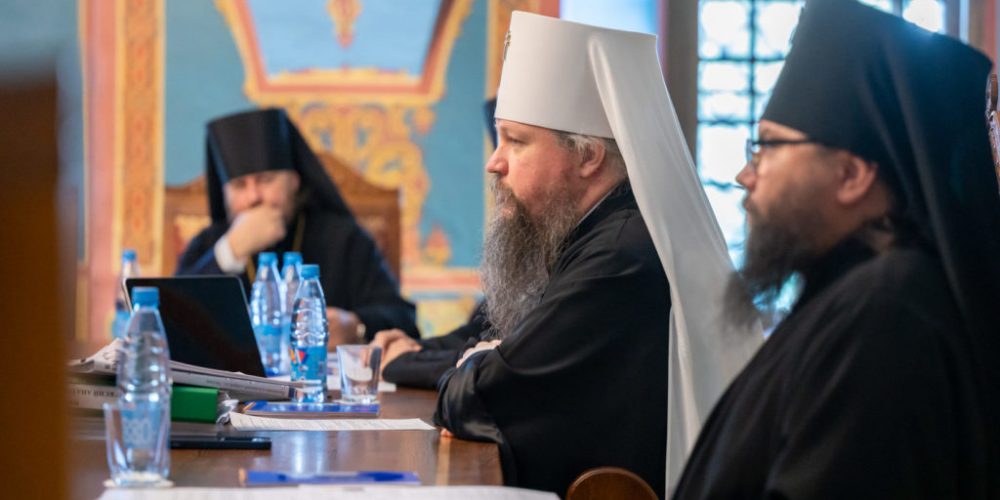 Архиепископ Матфей принял участие в заседании Епархиального совета города Москвы