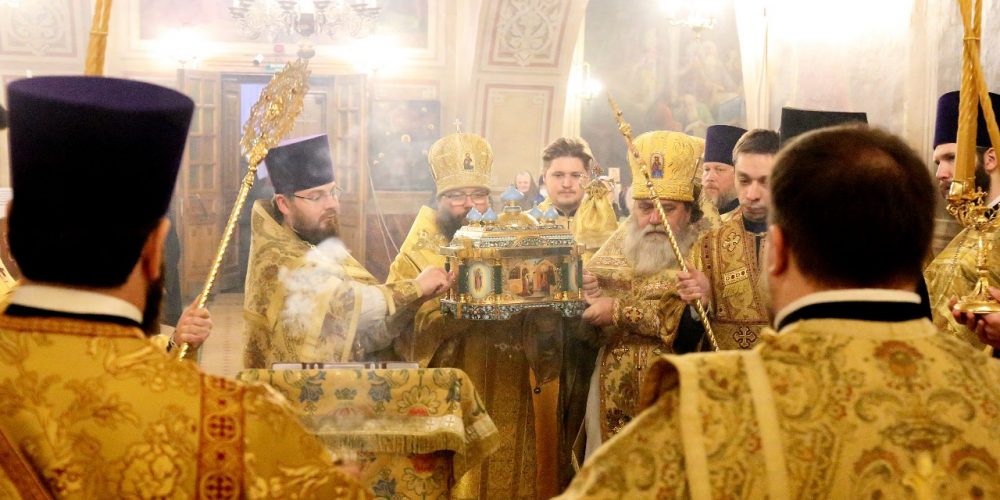 В Юго-Восточное викариатство принесен ковчег с частицей мощей святого благоверного князя Александра Невского