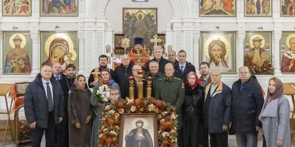 В храме святого благоверного князя Андрея Боголюбского на Волжском встретили малый престольный праздник