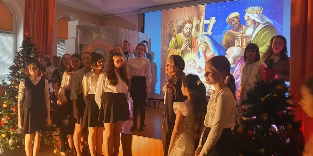 Рождественский концерт состоялся в воскресной школе храма иконы Божией Матери «Утоли моя печали» в Марьине