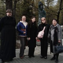 Экскурсия для учащихся Московского педагогического колледжа по некрополю Ваганьковского кладбища