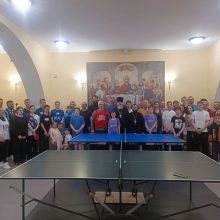 Второй турнир Юго-Восточного викариатства по настольному теннису прошел в актовом зале храма святого праведного Иоанна Кронштадтского в Жулебине