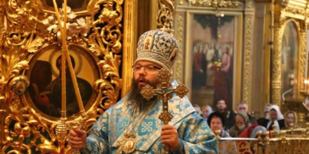 В праздник Благовещения Пресвятой Богородицы архиепископ Егорьевский совершил Литургию в Богоявленском кафедральном соборе