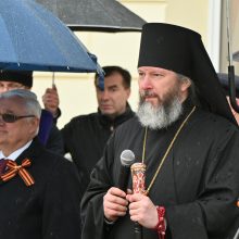 Епископ Луховицкий Евфимий посетил праздничные мероприятия в честь Дня Победы в университете «МЭИ»