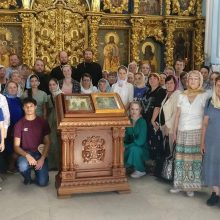 Паломничество участников православного молодежного объединения «Влахерны» к мощам священномученика Николая Порецкого